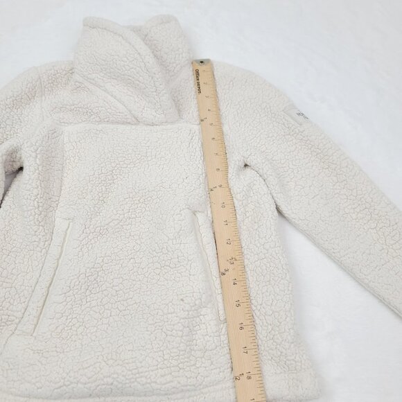 The North Face Girls' Creamy White Campshire Sherpa Fleece Pullover Size S (7/8) - Picture 9 of 12